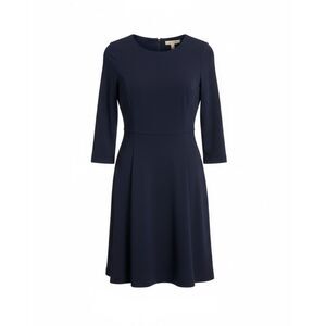 Tommy Hilfiger Long Sleeve Fit & Flare Dress Navy Blue Size 6